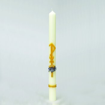doopkaars 40cmx4cm PX water